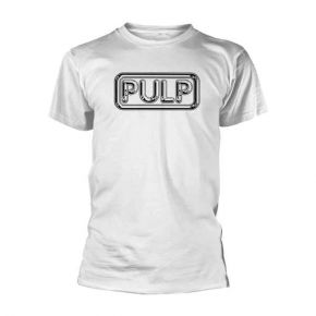Pulp - Different Class Logo White (T-Shirt)