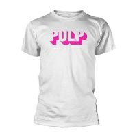 Pulp - This Is Hardcore Logo White (T-Shirt)