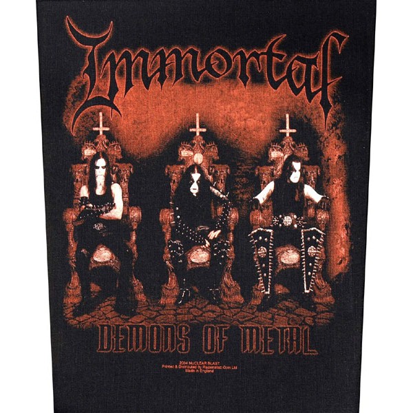 Immortal Demons Of Metal Backpatch   Immortal Demons Of Metal Backpatch 